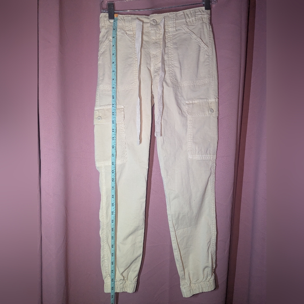 AMERICAN EAGLE Drawstring Cargo Pants 0 Short NWT - Picture 5 of 13